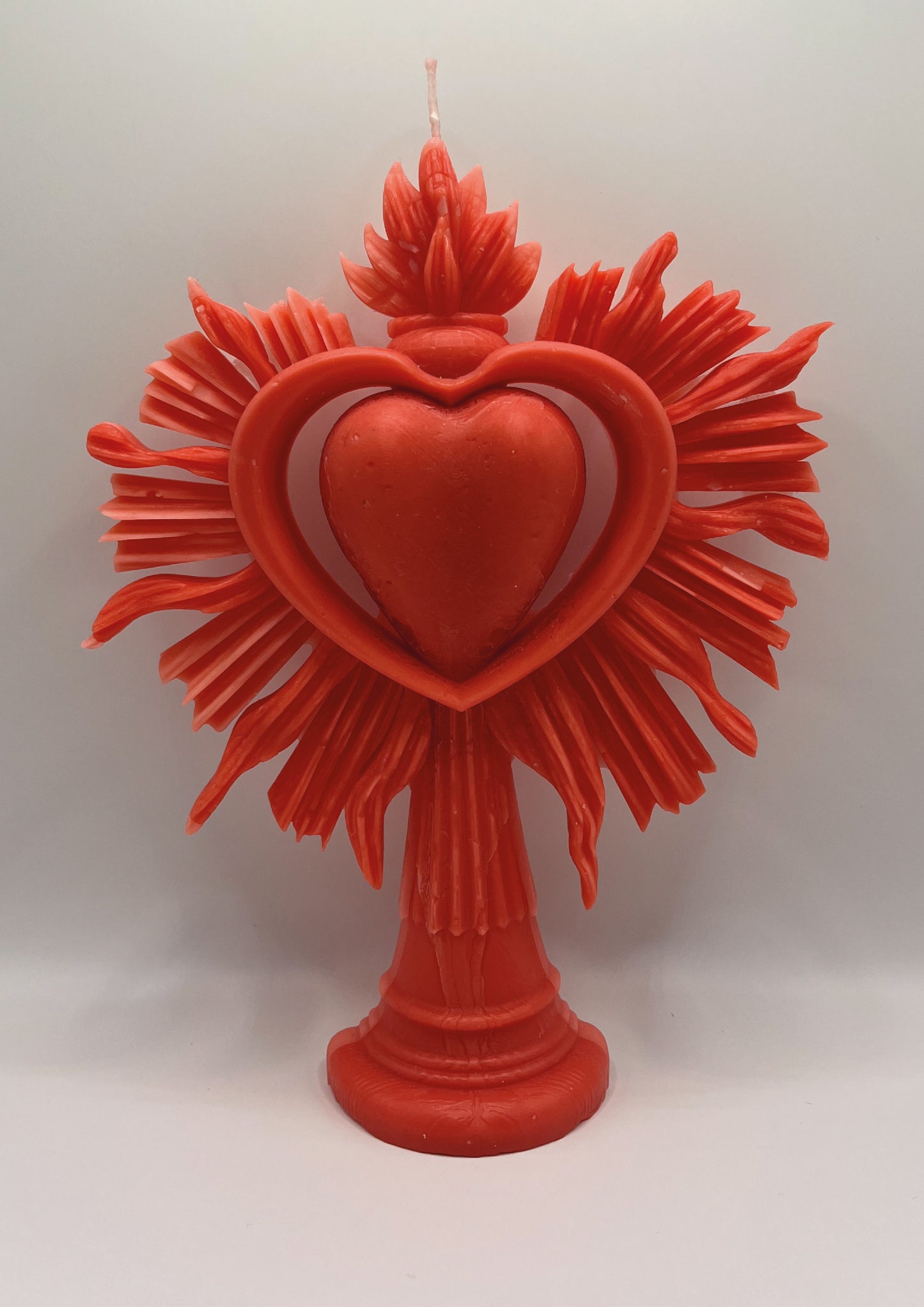 Bougie Coeur Sacré Coquelicot