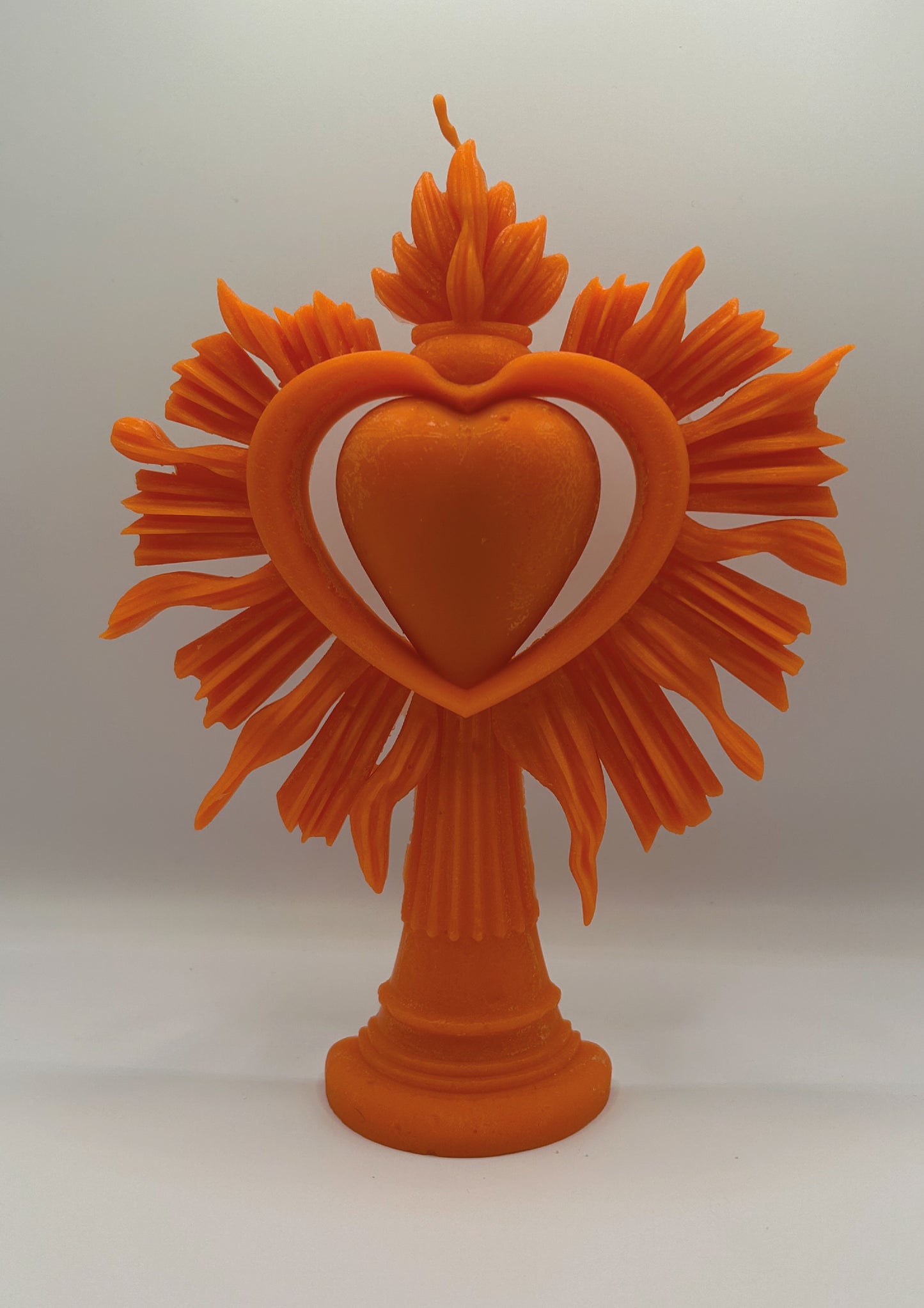 Bougie Coeur Sacré Orange