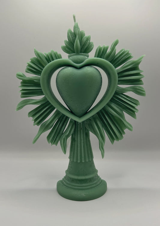 Bougie Coeur Sacré Feuille