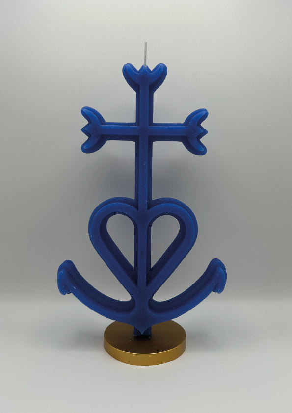 Bougie Croix Camarguaise Mer