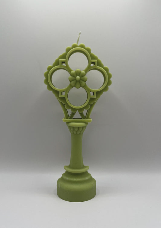 Bougie Quatre-feuilles Olive